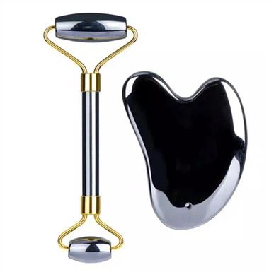 Terahertz valjak za lice i Gua Sha set