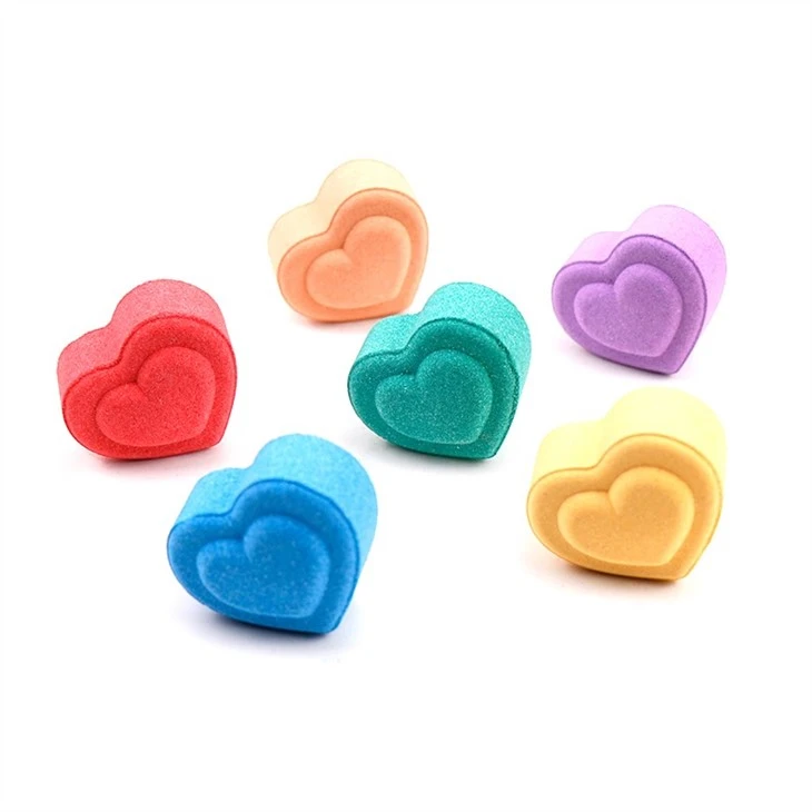 Vitamin C Powder Bath Bomb Heart