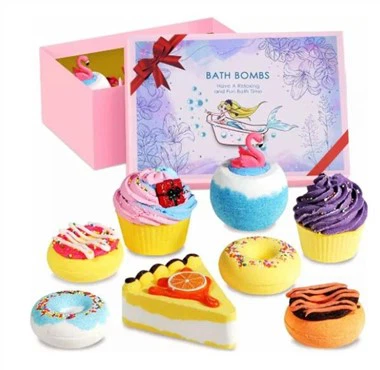 Cupcake set za kupanje u obliku krafne