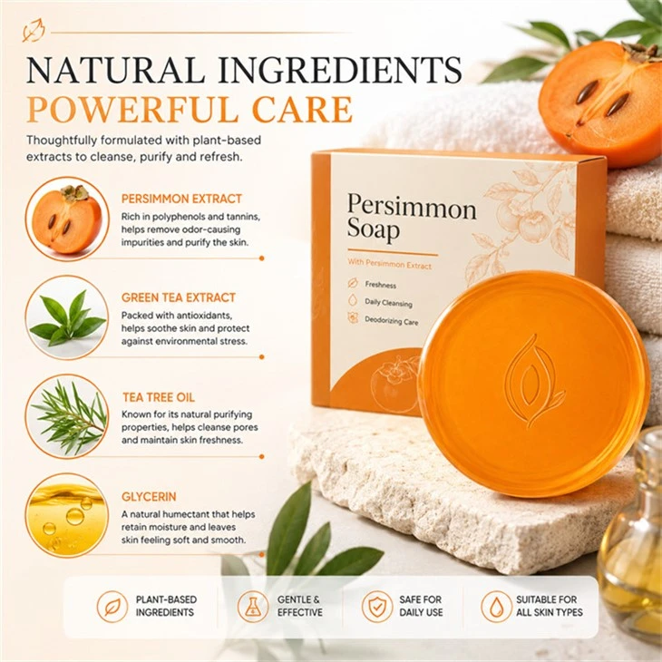 Customized Persimmon Soap factory