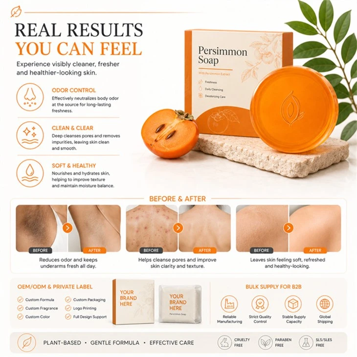 Customized Persimmon Soap high quality